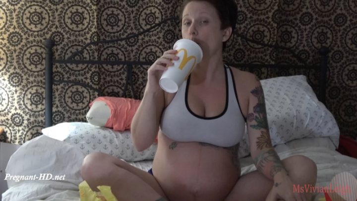 Pregnant fast food binge – Ms Vivian Leigh