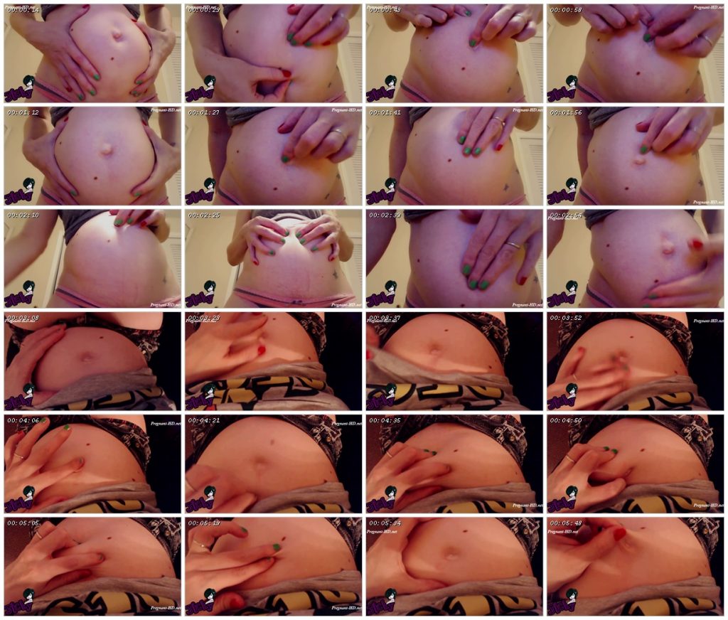 Bloated Belly And Bloated Belly POV JickyJmp4 PregnantH