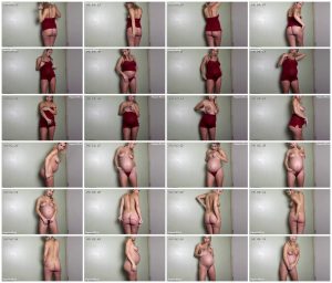 Fan Video 11 - Pregnant Striptease - Cece Capella_thumb