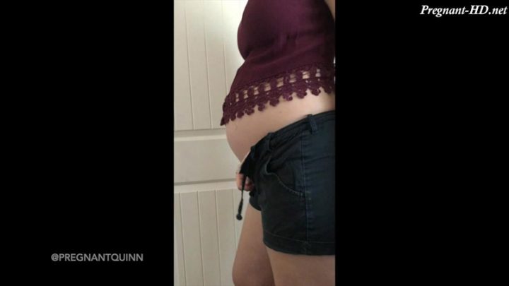 Fan Video 4 – My Growing Belly – PregnantQuinn