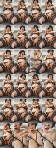 Pregnant BBW in Lingerie Masturbation – Evelyn Geek_thumb
