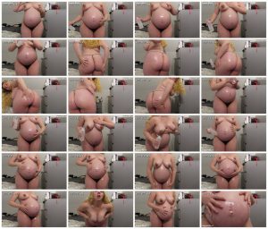 Pregnant Body Oiling - AnnaBubbly_thumb