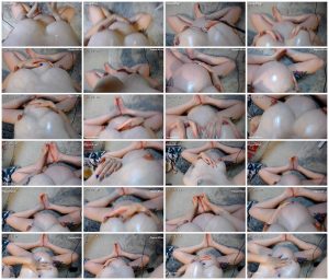 Oiling Tits 9 Month Pregnant Belly POV - Heidiv_thumb