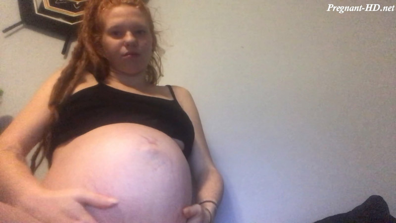 Redhead Pregnant Belly Rub - RedDreadKitten