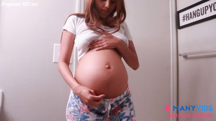 Pregnancy Belly Button Fetish – Ariana Simon