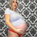 Pregnancy Struggles With a Big Belly – TripleDBabe