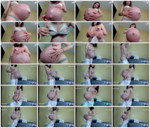 Caressing 9 Months Pregnant Belly – Mila_mi_thumb