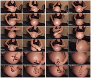 Mega Pregnant Belly And Big Navel! – Queen Lusy_thumb