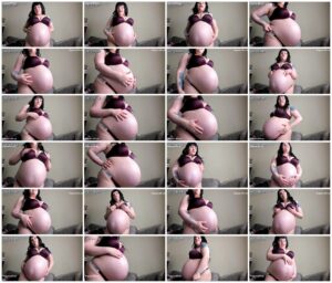39 Week Belly Tease And Contractions – Princess Jaclyn_thumb