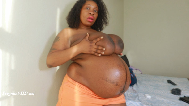 40 Weeks Ebony Belly Rub Last Video – LadyPearl07