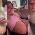 Bloated Huge Pregnant Belly – AnaMarie