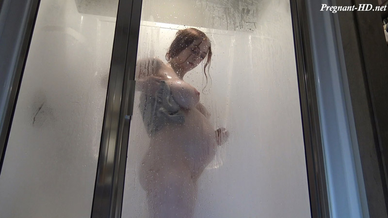 Pregnant Shower Voyeur – Michelle Milkers