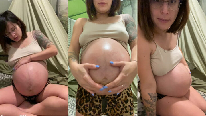 42 Week Pregnant Belly Tease – GoddessGravy