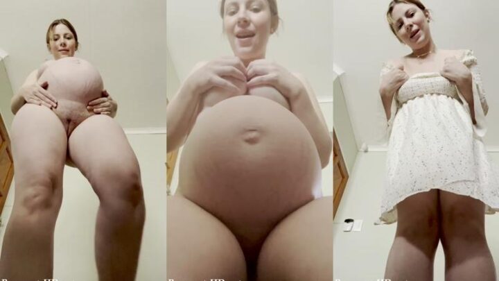 Pregnant Giantess Finds Tiny Man – Broody Babe Jamie