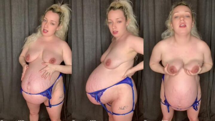 Pregnant Leanna Overdue Blue Garter – PregnantLeanna
